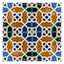 Handmade Hispano Arabic Relief Tiles SN9a